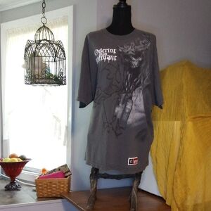 WWE Triple H Shirt Grey 2008 Oderint Dum Metuant Wrestling Size 2XL